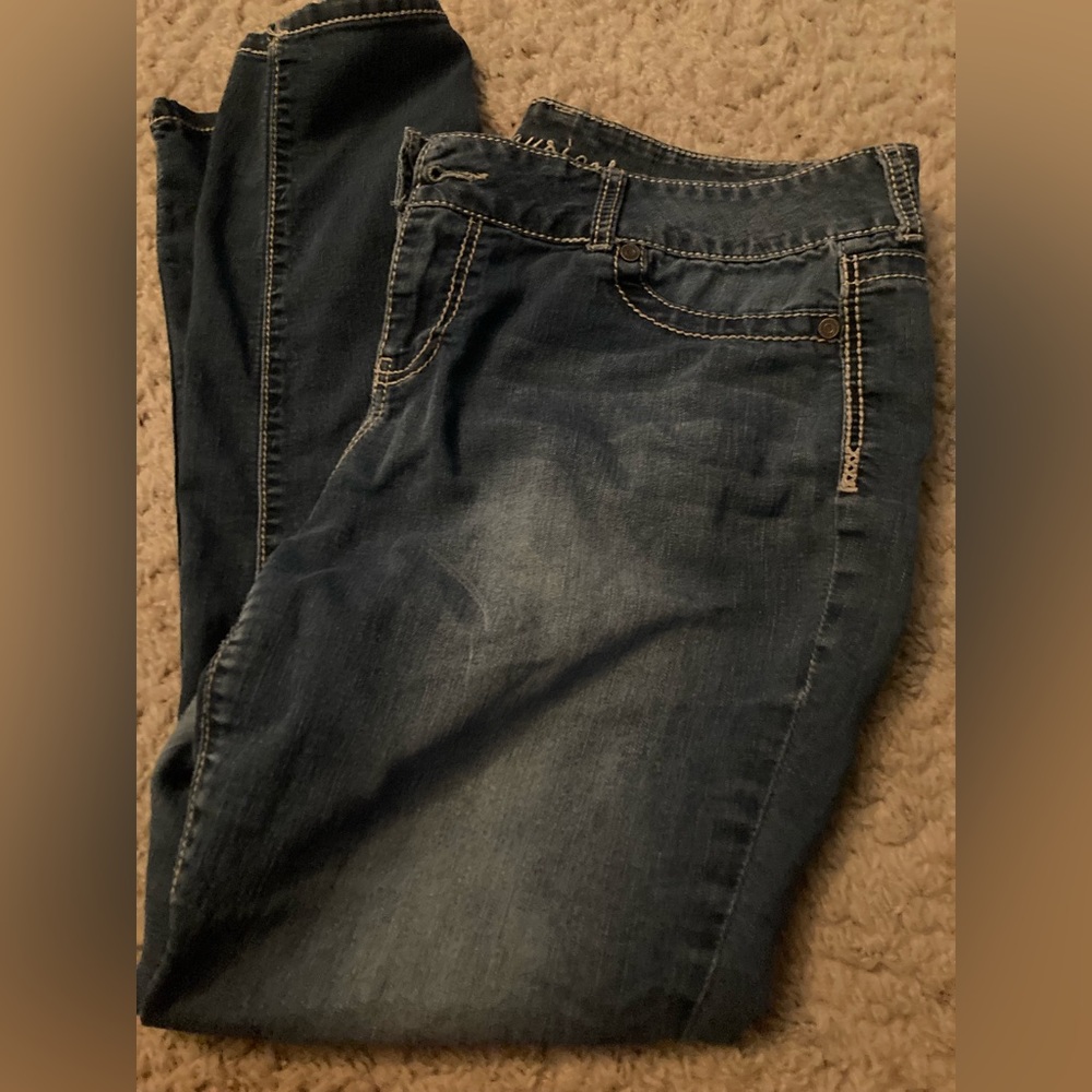 Maurices stretch straight leg jeans